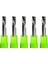 4X15X45 1 Adet Aaa Shk 3.175/4/5/6MM Tek Flüt Aşağı Kesim Sol Spiral Yönlendirici Bit Cnc End Mill Karbür Freze Kesicisi (Yurt Dışından) 1