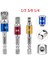 3-8 Elektrikli El Aletleri Soket Adaptörü Nikel Kaplama Yaylı Bilyalı Kilit 14 Hex Shank Krom Vanadyum Çelik Matkap Sürücüsü (Yurt Dışından) 2