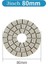 Beyaz 1 Adet 3 Inç 80MM Islak Elmas Parlatma Pedleri Esnek Taşlama Diskleri Elmas Buff Pedleri Granit Mermer Beton Taş Taşlama (Yurt Dışından) 1