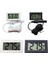 Mını Beyaz 1 Adet Mini Dijital LCD Kapalı Termometre Higrometre Kapalı Uygun Sıcaklık Sensörü Nem Ölçer Ölçer Aletleri Kablo (Yurt Dışından) 5