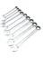 Gümüş 11MM Dayfulı 8,10,12,13,14,15,17,18,19MM Cırcır Anahtar Kombinasyonu Anahtarı Tuşlar Dişli Halka Takım Kolu Araba Tamir Evrensel Anahtarlar (Yurt Dışından) 3