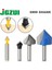8X25.4X90DEGREE 1 Adet 8mm Shank 90 Derece V Oluk Şablonu V-Groove V Kanal Açma Yönlendirici Bit Temizleme Gömme Trim Köşe Yuvarlak Koy Kutusu Uçları Araçları (Yurt Dışından) 2