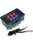 W1209WK 12V W1209 W1209WK Dijital Termostat Sıcaklık Kontrol Cihazı Regülatörü Termoregülatör Inkübatör Ölçer Dc Ntc Termistör Sensörü (Yurt Dışından) 1