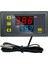 Tip C W3230 Mini Dijital Sıcaklık Kontrol Cihazı 12V 24V 220V Termostat Regülatörü Isıtma Soğutma Kontrolü Termoregülatör Sensörü ile (Yurt Dışından) 2