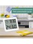Beyaz Ultra Ince Dijital Termometre Ölçer Otomatik Elektronik Nem Monitörü Çalar Saat 3.2 Inç LCD Kapalı Kuru Higrometre (Yurt Dışından) 3
