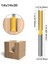 1L4X15X30 1/4 /6.35 mm Şaft Düz Bit Tungsten Karbür Tek Çift Flüt Freze Ucu Ahşap Freze Kesici Ağaç Işleri Için 1 Adet (Yurt Dışından) 4