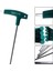 H2.5mm El Aleti 1.5/2/2.5/3/4/5/6/8mm Krom-Vanadiu Çelik Iç Altıgen Anahtar T Kolu Allen Altıgen Anahtar Anahtarı Anahtarı (Yurt Dışından) 3