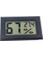 Siyah Mini Dijital LCD Kapalı Uygun Sıcaklık Sensörü Nem Ölçer Termometre Higrometre Ölçer (Yurt Dışından) 1