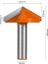 8X32X120 Yusun 1 Adet 8 mm Shank "v" Tipi Planya Kesici Bit Yönlendirici Bit Ağaç Işleme Freze Kesicisi Ahşap Bit Yüz Mill (Yurt Dışından) 3