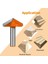 8X32X120 Yusun 1 Adet 8 mm Shank "v" Tipi Planya Kesici Bit Yönlendirici Bit Ağaç Işleme Freze Kesicisi Ahşap Bit Yüz Mill (Yurt Dışından) 5