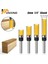 6.35X12.7X20MM 6MM/6.35MM Shank Gömme Trim Yönlendirici Bit Bıçak Şablon Desen Bit Rulman 1/2 "düz Uçlu Değirmen Ağaç Işleme Dia 12.7mm (Yurt Dışından) 2