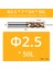 1 Adet 2.5X4DX50L Vack HRC55 Karbür Parmak Freze Kaplama Tungsten Çelik Freze Kesicisi Alaşım Kesme Aletleri Cnc Makinesi Parmak Frezeler 2 4 5 6 8 10MM (Yurt Dışından) 1