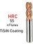 1.5R0.2X4DX50L HRC55 4f Çelik Xuhan Köşe Yarıçapı End Mill Cnc R Bullnose Kesici Tungsten Karbür Çelik Metal Yönlendirici Aracı 3 4 Flüt R0.5 R1 Yüzey Işleme (Yurt Dışından) 1