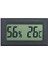 G222229 Mini Dijital Iç Mekan Termometre Sensörü LCD Nem Ölçer Termometre Higrometre Ölçer Buzdolabı Kullanışlı Dijital Termometre (Yurt Dışından) 2