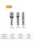 3 ADET-50MM 3 Adet/takım Krom Vanadyum Çelik Soket Adaptörü Hex Shank 1/4 "3/8" 1/2 "uzatma Uçları Elektrikli Matkap Kafaları Kare Soket Matkaplar (Yurt Dışından) 1