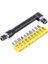 10 Adet Bit L-Şekilli Çift Kafa Tornavida Yardımcı Mini Lokma Anahtar 1/4 "6.35MM Tornavida Uçları Anahtar Aracı ve Tornavida Ucu Matkap Seti (Yurt Dışından) 1