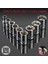 9 Adet Altıgen Soketler 1/4 Inç Sürücü 5-13MM Hex Bit Metrik Lokma Anahtar Başlı Somun Temizleme Aracı Bit Kol Kiti Cırcır Anahtarı Aracı (Yurt Dışından) 1