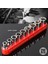 9 Adet Altıgen Soketler 1/4 Inç Sürücü 5-13MM Hex Bit Metrik Lokma Anahtar Başlı Somun Temizleme Aracı Bit Kol Kiti Cırcır Anahtarı Aracı (Yurt Dışından) 2
