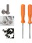Dökme Çelik (Yeni) 1 Takım Çok Fonksiyonlu Torx T8 + T10 Güvenlik Hassas Tornavida Aracı Xbox 360/PS3/PS4 Kurcalamaya Dayanıklı Delik Ev Geliştirme (Yurt Dışından) 3