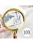 Bir 10X 70MM Dropshipping 10X Büyüteç El 60MM/70MM/80MM/90MM Büyüteç Takı Gazete Okuma Için Taşınabilir Büyüteç (Yurt Dışından) 3