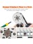 800 Adet Tüp Boru Terminali Sıkma Araçları Yüksük Sıkma Aracı Kiti I Elektrikli Pense Hsc8 6-4 0.25-10MM² 23-7AWG 6-6 0.25-6mm² Kelepçe (Yurt Dışından) 2