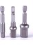 3 Adet 50MM Krom Vanadyum Çelik 1/4 3/8 1/2hex Elektrikli Matkap Ucu Sürücü Soket Adaptörü Anahtarı Kol Uzatma Çubuğu Güç Hex Bit Shank (Yurt Dışından) 2