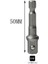 3 8 50MM Matkap Soket Adaptörü 1/4'' Darbeli Sürücü Için Hex Shank Uzatma 1/2'' 3/8'' 1/2'' Kare Kafa Matkap Ucu Adaptör Seti El Aletleri (Yurt Dışından) 1