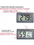 Beyaz 2m Telli Mini Dijital LCD Kapalı Uygun Sıcaklık Sensörü Nem Ölçer Termometre Higrometre Ölçer Buzdolabı Akvaryum Için (Yurt Dışından) 5