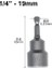 19MM 6-19MM 1/4″ Altıgen Soket Kol Nozulları Somun Sürücü Tornavida Seti Elektrikli Matkaplar Için Matkap Ucu Adaptörü Darbeli Sürücüler Soket Seti (Yurt Dışından) 1