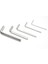 Siyah 4MMX21X57 1 Adet 0.9 1.27 1.5 2 2.5 3 4 5 6 8mm Metrik Allen Nikel Kaplama Altıgen Anahtar Seti Tükenmez Uçlu Uzun Kol Altıgen Anahtar Anahtarı (Yurt Dışından) 2