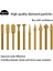 No.15 Vakum Kaynaklı Elmas Taşlama Kafası Çapak Gravür Matkap Uçları Taş Alaşım Yeşim Soyma Dökme Demir Parlatma Oyma Aracı 6/8/10MM (Yurt Dışından) 2
