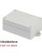 A-100X68X40MM 1 Adet IP67 Su Geçirmez Elektronik Proje Kutuları Plastik Abs Beyaz Açık Bağlantı Kutusu Enstrüman Muhafaza Kutusu Anti-Statik Sıcak Satış (Yurt Dışından) 1