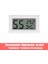 Beyaz Mini Kablosuz Dijital LCD Kapalı Uygun Sıcaklık Sensörü Nem Ölçer Termometre Higrometre Ölçer (Yurt Dışından) 1