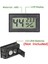 Beyaz Mini Kablosuz Dijital LCD Kapalı Uygun Sıcaklık Sensörü Nem Ölçer Termometre Higrometre Ölçer (Yurt Dışından) 4