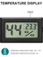 Beyaz Mini Kablosuz Dijital LCD Kapalı Uygun Sıcaklık Sensörü Nem Ölçer Termometre Higrometre Ölçer (Yurt Dışından) 5