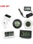 Siyah Daire Mini LCD Dijital Termometre Higrometre Probu Kuluçka Makinesi Buzdolabı Dondurucu Thermograph Sıcaklık Nem Ölçer Dedektörü (Yurt Dışından) 2