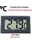 Telsiz Siyah 1 Adet Mini Dijital LCD Kapalı Termometre Higrometre Kapalı Uygun Sıcaklık Sensörü Nem Ölçer Ölçer Aletleri Kablo (Yurt Dışından) 1