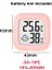 0726-F Mini Iç Mekan Termometresi LCD Dijital Sıcaklık Odası Higrometre Ölçer Sensörü Nem Ölçer Iç Mekan Termometresi Sıcaklık (Yurt Dışından) 1
