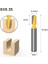 8x6.35 1 Pc 8mm Shank Freze Ucu Karbür Freze Aracı Uzun Bıçak Yuvarlak Burun Bit Çekirdek Kutusu Yönlendirici Bit (Yurt Dışından) 4