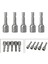 5 Adet 8mm Soket Adaptörü Manyetik Somun Sürücü 1/4 Hex Shank Matkap Ucu Uzunluğu 42MM Güç Anahtarı Tornavida Araçları Parçaları (Yurt Dışından) 2