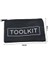 Siyah 19X11CM 25X8.5X7CM Oxford Kanvas Su Geçirmez Saklama El Alet Çantası Vidalar Çiviler Matkap Ucu Metal Parçalar Balıkçılık Seyahat 1 Adet El Alet Çantası Küçük Vidalar (Yurt Dışından) 1