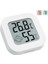 Celsius Pembe LCD Dijital Termometre Higrometre Kapalı Oda Elektronik Sıcaklık Nem Ölçer Sensörü Ölçer Hava Istasyonu Ev Için (Yurt Dışından) 5