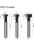 6X12.7MM 1/4 Inç Shank 6/8mm T-Yuvası Kesici Ağaç Işleme Yönlendirici Bit Seti Anahtar Deliği Bit T Planya Freze Kesicisi Yönlendirici Çilek Ahşap (Yurt Dışından) 4