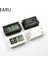 Beyaz Mini Dijital LCD Oto Araba Pet Termometre Nem Sıcaklık Ölçer Sensör Ölçer Termostat Higrometre Pirometre Termograf (Yurt Dışından) 3