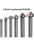 8.3mm 3 Flüt Sert Metal Havşa Matkap Ucu Yuvarlak Saplı 90 Derece Hss Ahşap Çelik Pah Kesici Alet 6.3/8.3/10.4/12.4/16.5/20.5mm (Yurt Dışından) 2