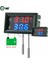 F DC4-30V 5V 12V 0.28 Inç LED Ekran Çift Ntc 10K 3950 Voltmetre Dijital Sıcaklık Sensörü Termometre Ntc Prob Kablosu (Yurt Dışından) 2