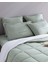 Bobigny King Size Supersoft Comforter Set - Mint Yeşili 5