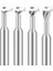 1.0XD0.5X2XL50, Açı 75 Al Tungsten Karbür Kırlangıç Freze Kesici Pah T Tipi End Mill Cnc Oluk Aracı Derece Bıçak Metal Çelik Pah Matkap Ucu (Yurt Dışından) 1