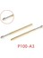 P100-A3 20 Adet/torba Yay Testi Pimi P100-A2 A3 B1 E2 E3 H2 H3 H4 H5 J1 Q1 Q2 T2 Lm2 LM3DIŞ Çap 1.36MM Uzunluk 33.5mm Pcb Probu (Yurt Dışından) 1
