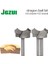 No4 1/2 "1/4" Şaft Yönlendirici Bit Nokta Kesim Yuvarlak Oluk Uçları Ahşap Gravür Kesici Ağaç Işleme Için Freze Uçları (Yurt Dışından) 2